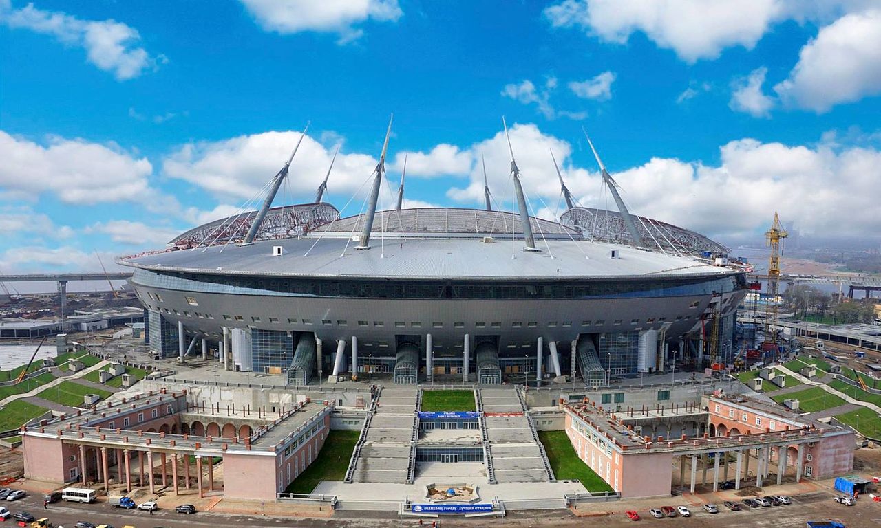 聖彼得堡新建的克里斯多福斯基體育場
